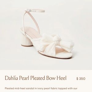 Loeffler Randall Dahlia Pleated Bow Heel